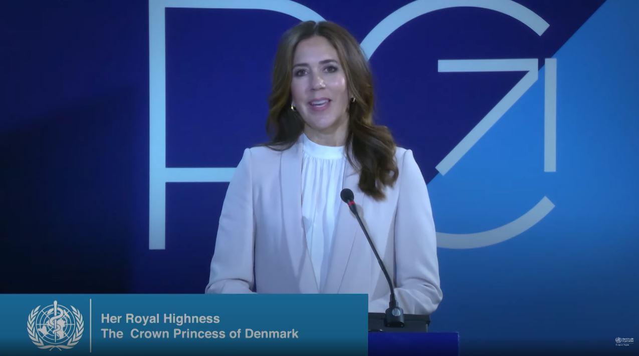 H.R.H. Crown Princess Mary of Denmark - photo - WHO